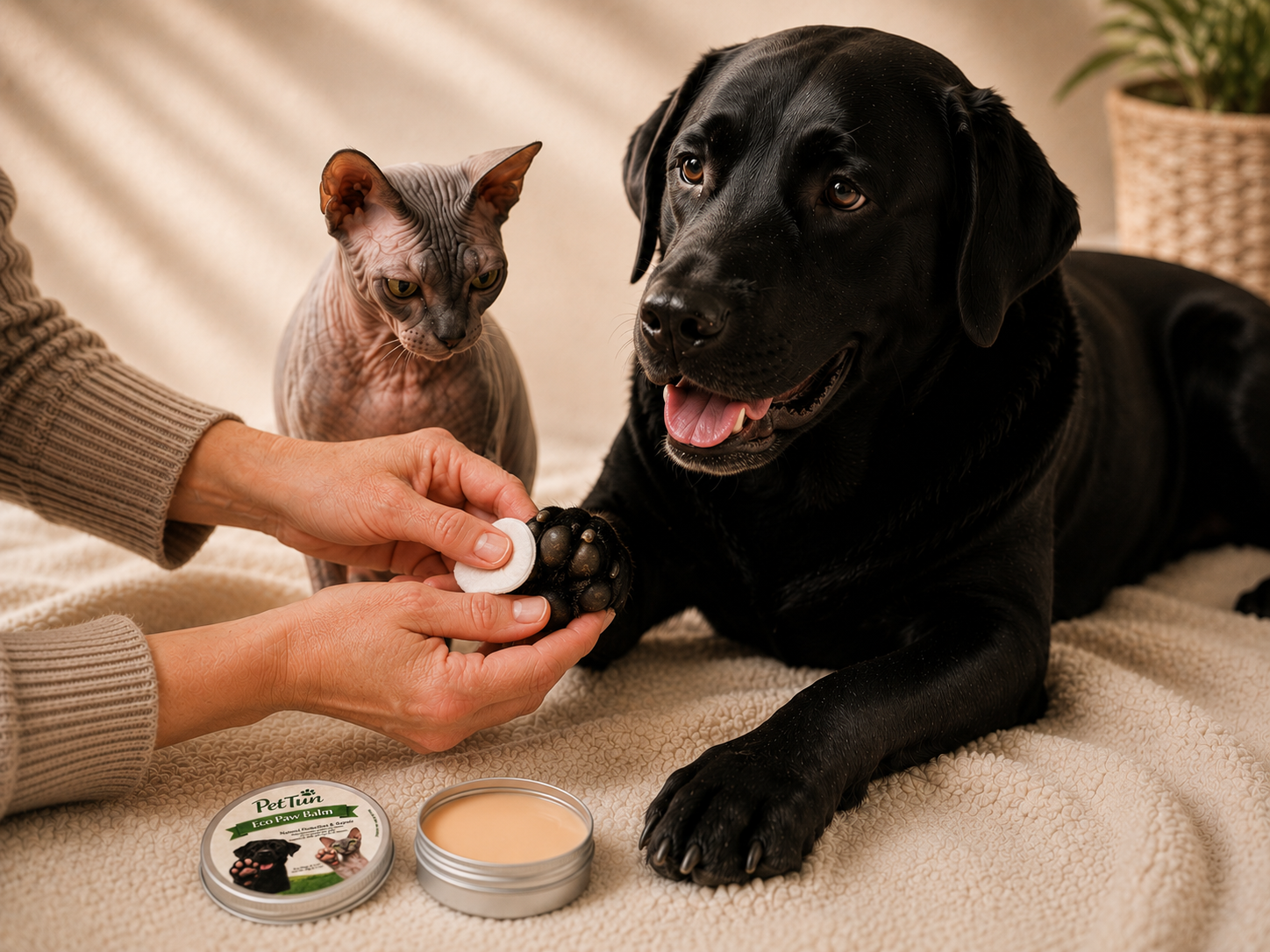 Clean step in the PetTun care routine