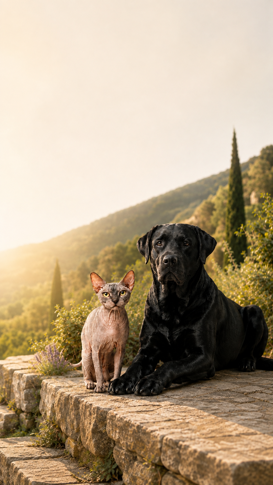 Jack and Lola in a warm PetTun care setting