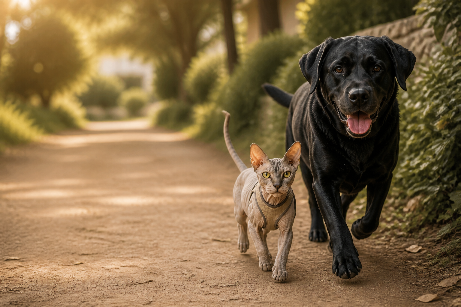 Jack, PetTun's black Labrador, illustrating daily walks paw care